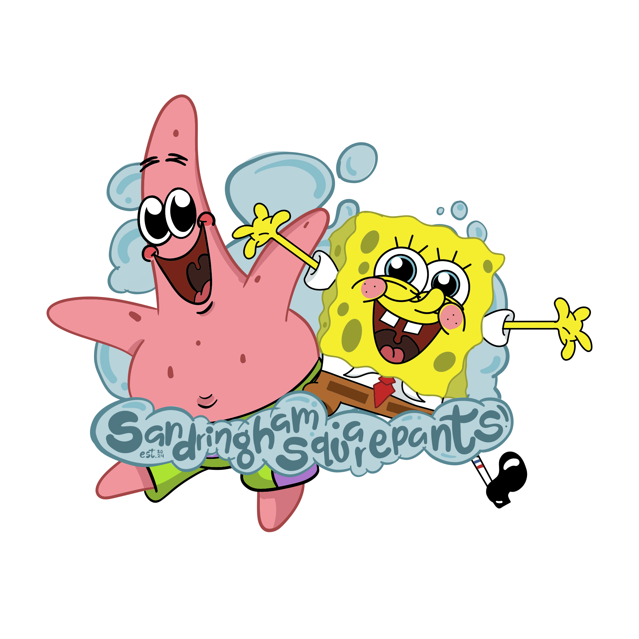 Sandringham Squarepants Team Logo